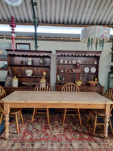 Load image into Gallery viewer, Farmhouse Pine Scrub Top Kitchen Dining Table