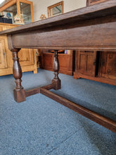 Load image into Gallery viewer, Oak Refectory Table In The 18th Century Style - Charlotte Rose Interiors