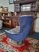Load image into Gallery viewer, Mid Century Swivel Ascent Armchair, On Chromium Plated Tubular Base