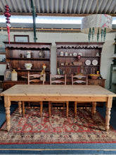Load image into Gallery viewer, Farmhouse Pine Scrub Top Kitchen Dining Table