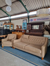Load image into Gallery viewer, Multiyork Sofa, Armchair and Foot Stool In A Tweed Fabric - Charlotte Rose Interiors