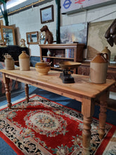 Load image into Gallery viewer, Victorian Pine Pantry/Kitchen Table
