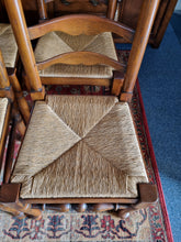 Load image into Gallery viewer, Ladderback Dining Chairs In Ash & Oak Set Of Eight