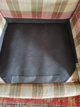 Load image into Gallery viewer, Wing Back Arm Chair In A Tartan Fabric