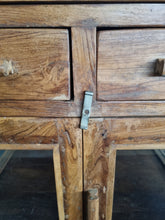 Load image into Gallery viewer, Reclaimed Cupboard With Drawers and Glazed Doors