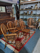 Load image into Gallery viewer, Set Of Six Beech And Elm Windsor Chairs 4+2 - Charlotte Rose Interiors