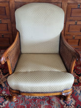 Load image into Gallery viewer, Early 20thC Art Deco Mahogany and Cane Bergere Chair