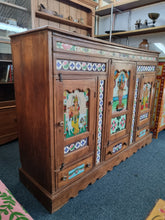 Load image into Gallery viewer, Sideboard Featuring Ceramic Tiles And Pannelled Doors