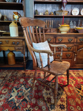 Load image into Gallery viewer, Oak Fireside Chair