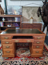 Load image into Gallery viewer, Victorian Mahogany Twin Pedestal Desk