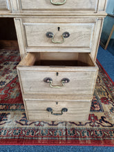 Load image into Gallery viewer, Antique Oak Partner's Desk Early 20th Century