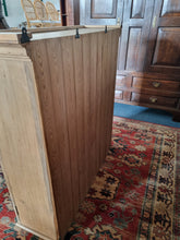 Load image into Gallery viewer, Vintage Old Pine Glazed Wall Cupboard
