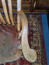 Load image into Gallery viewer, 19th Century Elm Grandfather Chair