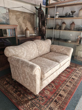 Load image into Gallery viewer, Antique Edwardian Large Two Seater Sofa