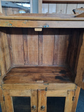 Load image into Gallery viewer, Reclaimed Hardwood Cupboard With Glazed Doors