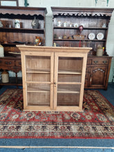 Load image into Gallery viewer, Vintage Old Pine Glazed Wall Cupboard