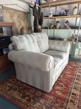 Load image into Gallery viewer, Duresta Two Seater Sofa In A Beautiful Stripe Fabric