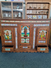 Load image into Gallery viewer, Sideboard Featuring Ceramic Tiles And Pannelled Doors