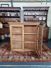 Load image into Gallery viewer, Vintage Old Pine Glazed Wall Cupboard