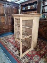 Load image into Gallery viewer, Vintage Old Pine Glazed Wall Cupboard