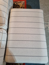 Load image into Gallery viewer, Arundel Sofa In A Lovely Stripe Fabric With Matching Foot Stool - Charlotte Rose Interiors
