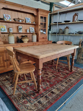Load image into Gallery viewer, Farmhouse Scrub Top Pine Dining Table