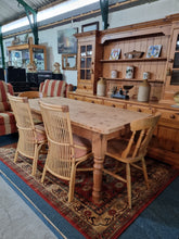 Load image into Gallery viewer, Vintage Farmhouse Scrub Top Pine Dining Table