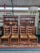 Load image into Gallery viewer, Ladderback Dining Chairs In Ash & Oak Set Of Eight