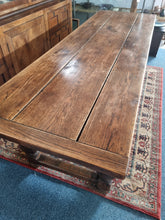 Load image into Gallery viewer, Oak Refectory Dining Table Farmhouse Kitchen Country House Table