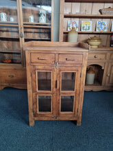 Load image into Gallery viewer, Reclaimed Cupboard With Drawers and Glazed Doors