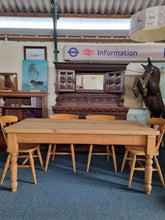 Load image into Gallery viewer, Vintage Pine Farmhouse Scrub Top Dining/Kitchen Table