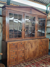 Load image into Gallery viewer, Antique 19th Century Victorian Mahogany Bookcase