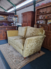 Load image into Gallery viewer, Two Seater Sofa In Edwardian Style Handmade Crowther & Sons UK 🇬🇧