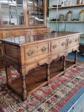 Load image into Gallery viewer, Oak Dresser Base With Pot Board Base