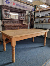 Load image into Gallery viewer, Vintage Pine Farmhouse Scrub Top Dining/Kitchen Table