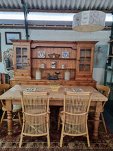 Load image into Gallery viewer, Vintage Farmhouse Scrub Top Pine Dining Table
