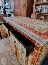 Load image into Gallery viewer, Hand Painted Cupboard With Drawers