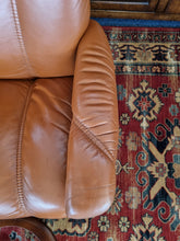 Load image into Gallery viewer, Stressless Ekornes Reclining Leather Chair & Footstool
