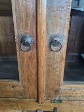 Load image into Gallery viewer, Reclaimed Hardwood Cupboard With Glazed Doors