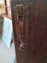 Load image into Gallery viewer, Victorian Ebonised Carved Oak Bookcase With Glazed Doors