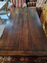 Load image into Gallery viewer, Oak Refectory Table Country Kitchen Farmhouse Table Dining Table