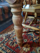 Load image into Gallery viewer, Farmhouse Vintage Scrub Top Pine Dining Table