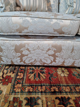 Load image into Gallery viewer, Sofa And Two Chairs In A Beautiful Fabric Of Pale Blue And Gold