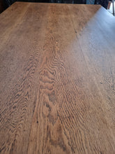 Load image into Gallery viewer, Vintage Oak Farmhouse Kitchen Dining Table