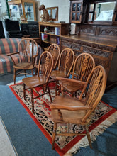 Load image into Gallery viewer, Set Of Six Beech And Elm Windsor Chairs 4+2 - Charlotte Rose Interiors