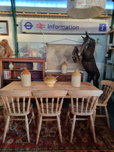 Load image into Gallery viewer, Farmhouse Kitchen Scrub Top Pine Dining Table