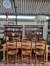 Load image into Gallery viewer, Farmhouse Pine Scrub Top Kitchen Dining Table