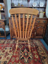Load image into Gallery viewer, 19th Century Elm Grandfather Chair
