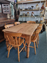 Load image into Gallery viewer, Farmhouse Scrub Top Dining/Kitchen Table - Charlotte Rose Interiors