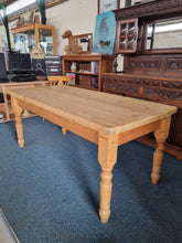 Load image into Gallery viewer, Vintage Pine Farmhouse Scrub Top Dining/Kitchen Table